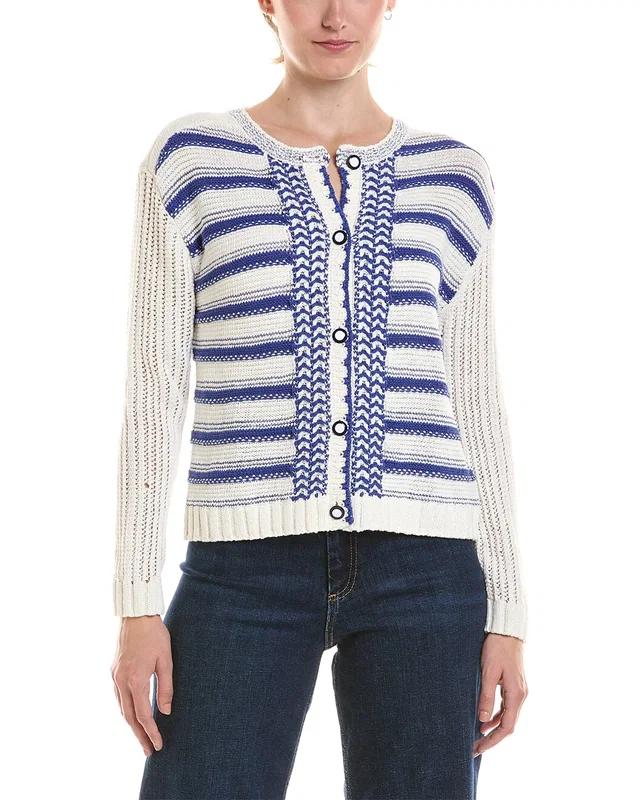 NIC+ZOE Petite Painted Porcelain Cardigan, image 1 of 1 from Gilt