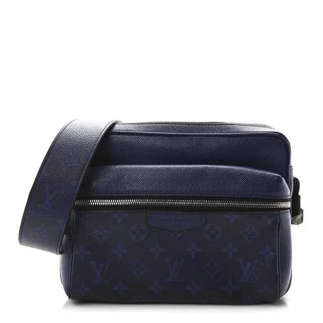 Louis Vuitton Outdoor Messenger Taigarama Coated Canvas Bag - Cobalt in Coated canvas from H&T