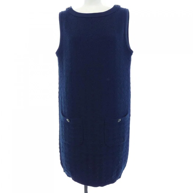 Chanel Dress Navy in Navy from The Reluxe