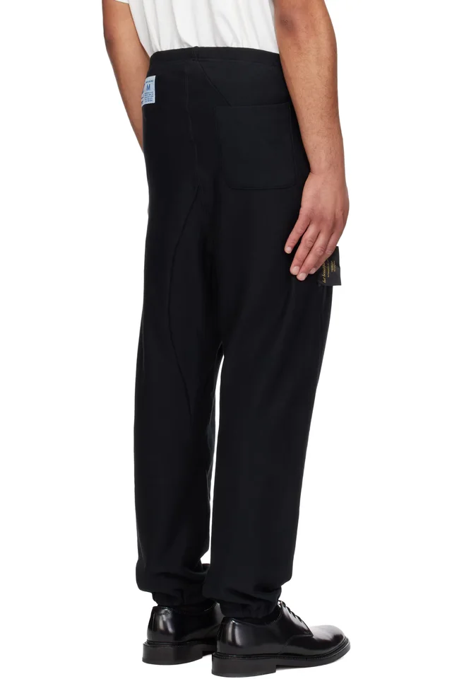 UNDERCOVER Black Champion Edition UC1F4501 Sweatpants, photo 3 of 4 from SSENSE