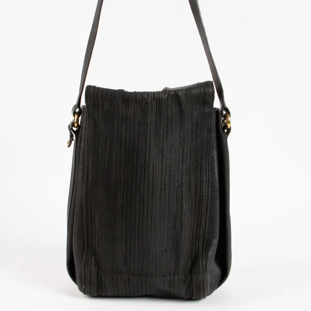 Delvaux Black Toile de Cuir Shoulder Bag in Black from Labellov, photo 4 of 7