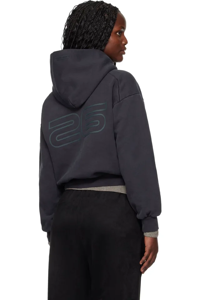Fear of God ESSENTIALS Gray Holiday Classic Hoodie, photo 3 of 5 from SSENSE