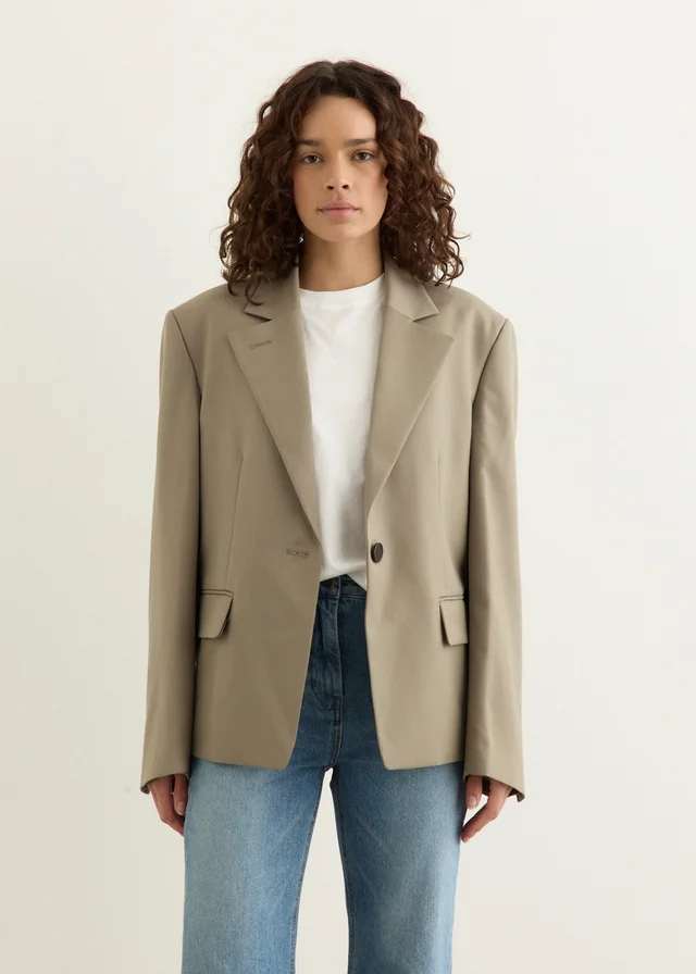 Low Classic Tailored Jacket in Beige from Incu, photo 1 of 1
