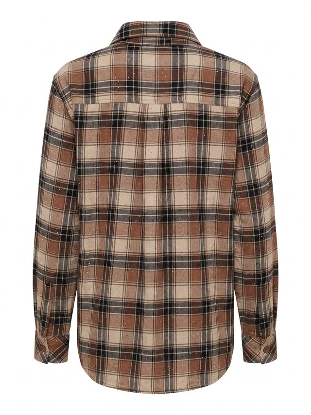 P.A.R.O.S.H. Checked Curved Hem Shirt, photo 2 of 2 from SENSER
