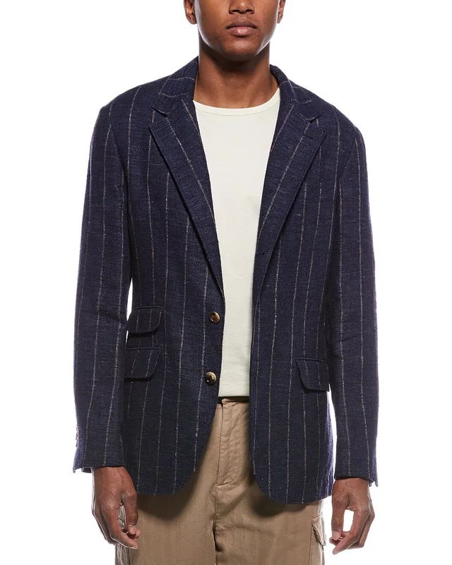Brunello Cucinelli Linen & Wool-Blend Blazer, image 1 of 1 from Gilt