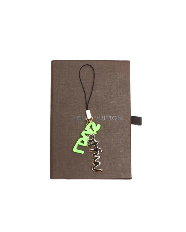 Louis Vuitton Graffiti Cell Phone Charm in Resin from A Retro Tale, photo 2 of 3