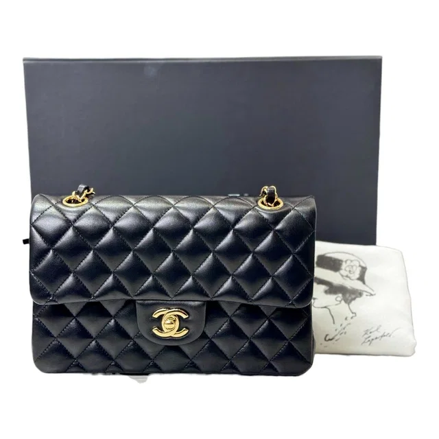 Chanel Classic Flap Small Black in Black from Luxury Promise