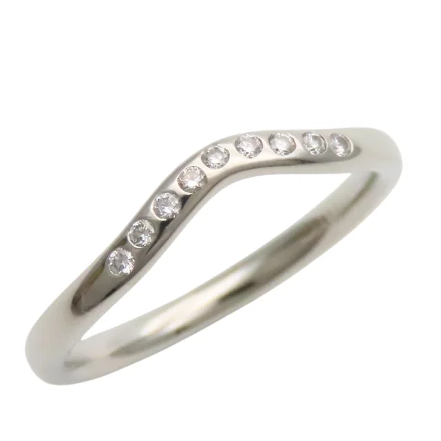 Tiffany & Co. Ring T Cube Band Diamond Platinum Elsa Peretti from The Reluxe