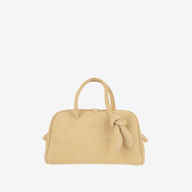 Jacquemus Nubuck Shoulder Bag — Orange in Orange Suede from HEWI, photo 2 of 2