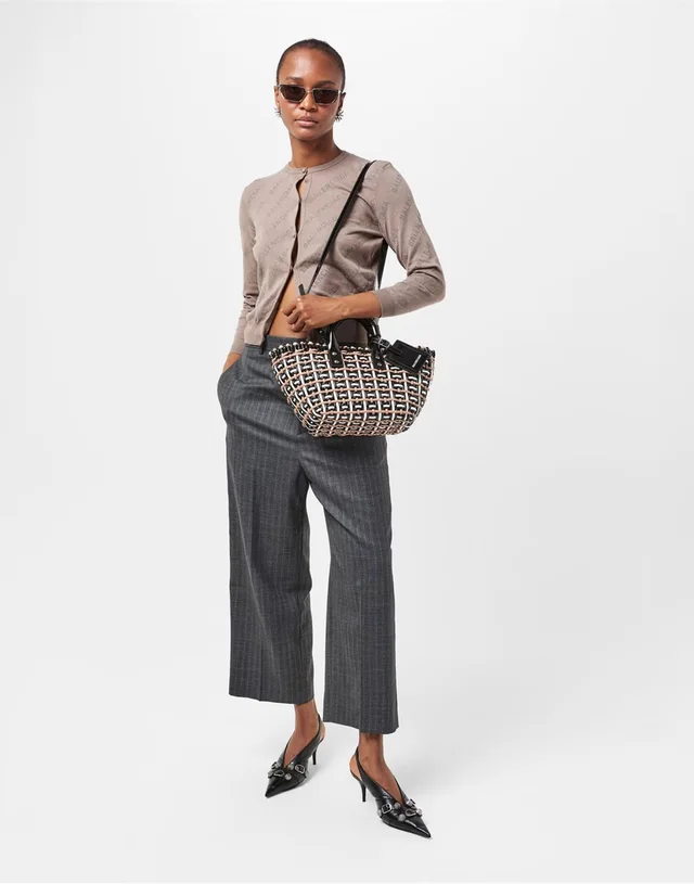 Balenciaga Braided Textile Tote Bag — Multicolor in Multicolor Leather from HEWI, photo 2 of 2
