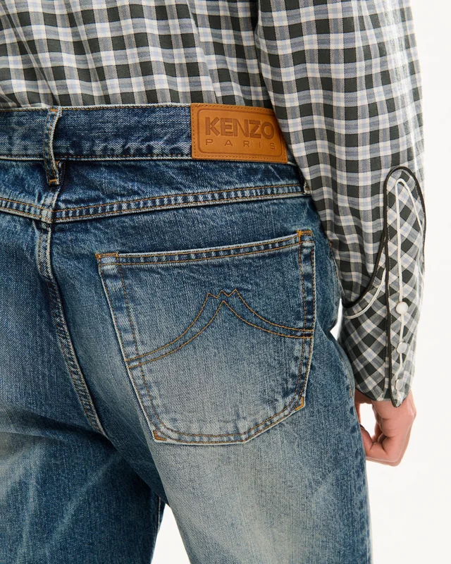 Kenzo Straight fit jeans in japanese denim, photo 6 of 7 from SENSER