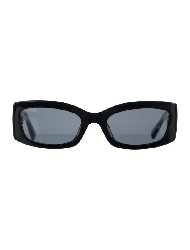 Khaite Square Tinted Sunglasses in black from The RealReal