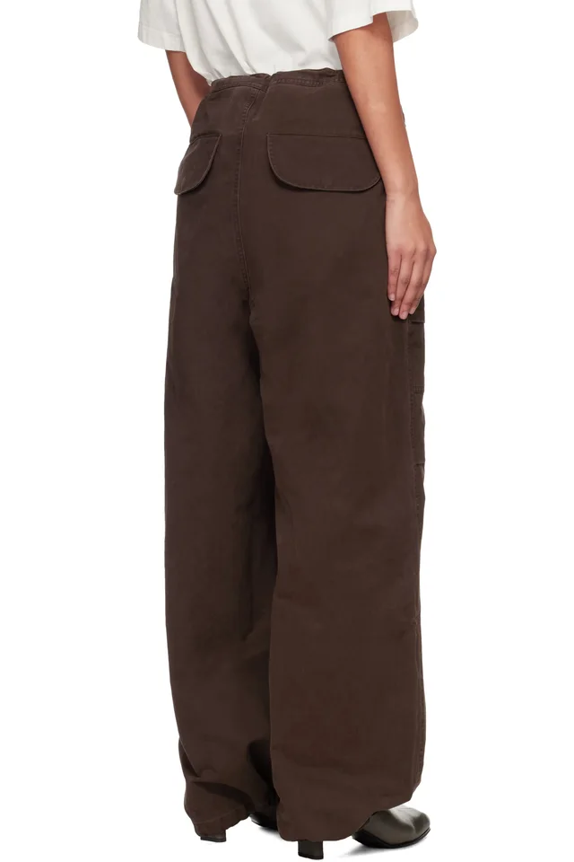 Entire Studios Brown Barren Cargo Pants, photo 3 of 4 from SSENSE