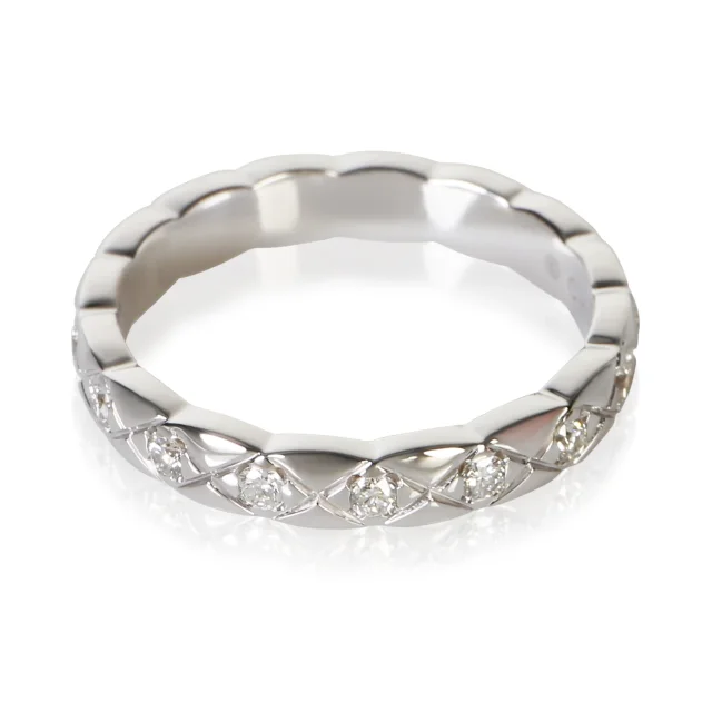 Chanel Diamond Mini Model Coco Crush Band in White White Gold from myGemma, photo 2 of 5