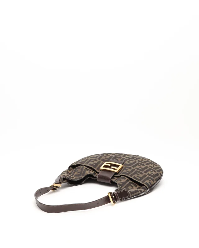 Fendi Zucca Shoulder Bag in Canvas from A Retro Tale, photo 5 of 8