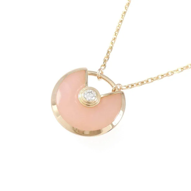Cartier Amulette 750 Pink Gold Necklace in Pink from LuxUness, photo 2 of 2
