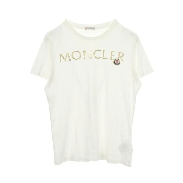 Moncler Short Sleeve T-Shirt Logo Cotton from The Reluxe