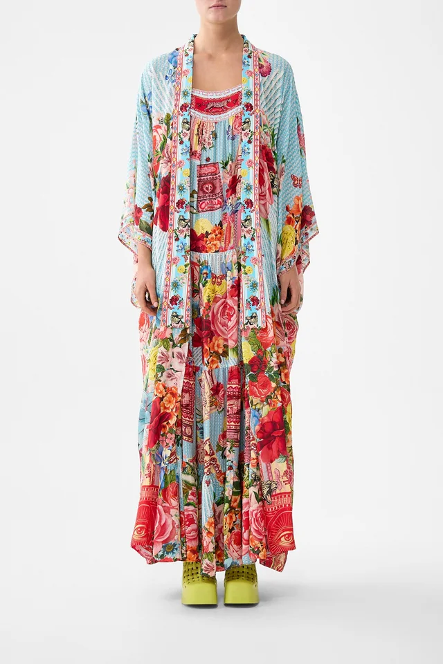 Camilla eBoutique KIMONO LAYER WITH COLLAR PAPERS AND CURIOUS CAPERS from CAMILLA, photo 1 of 1