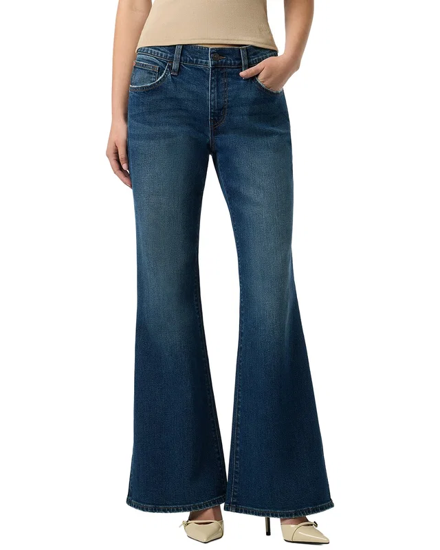HUDSON Jeans Hailey Low Rise Flare Pant, image 1 of 1 from Rue La La