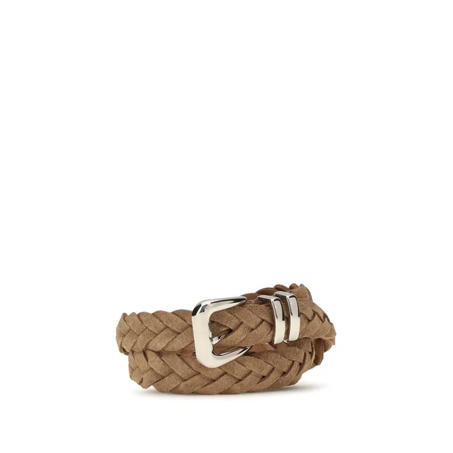 Brunello Cucinelli Beige Calf Leather Bos Taurus Regular Belt from HEWI