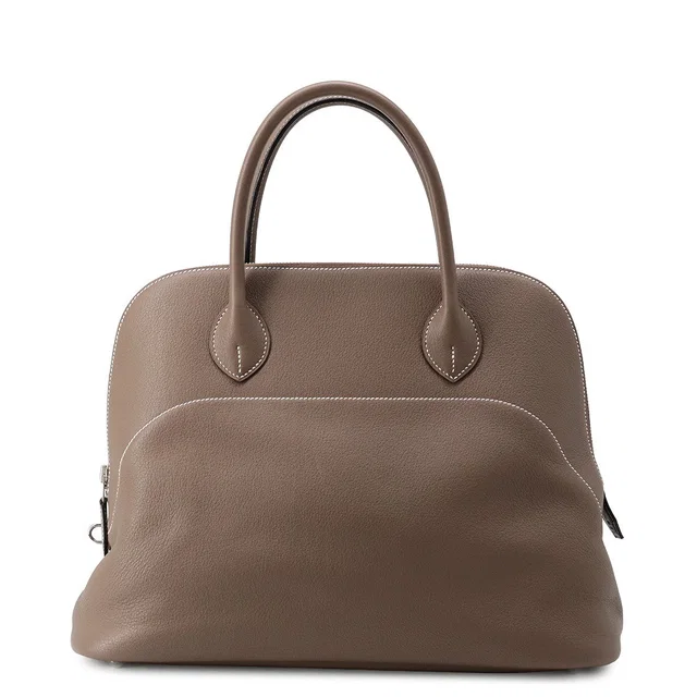 Hermès Bolide Relax Etoupe Taurillon Nobillo Size 35 in Taupe from GALLERY RARE