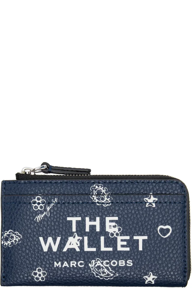 Marc Jacobs Navy 'The Bandana Top Zip Multi' Wallet from SSENSE, photo 1 of 1