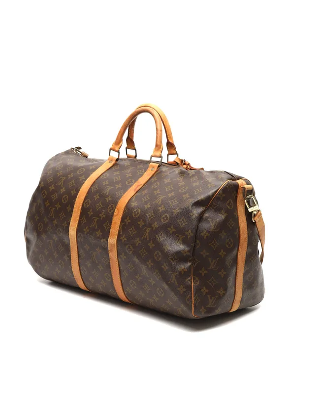 Louis Vuitton Monogram Keepall Bandoulière 50 Weekend Bag in Coated canvas from A Retro Tale, photo 3 of 17