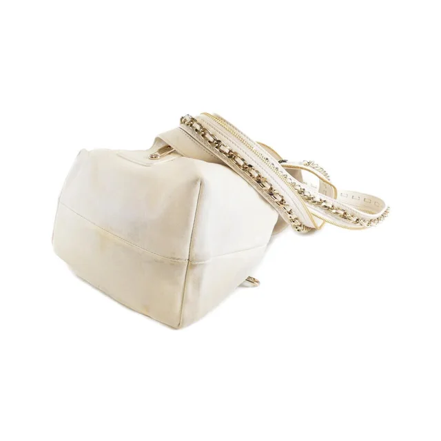 Jimmy Choo Rucksack backpack in WHITE / SILVER metal fittings leather from KOMEHYO, photo 8 of 9