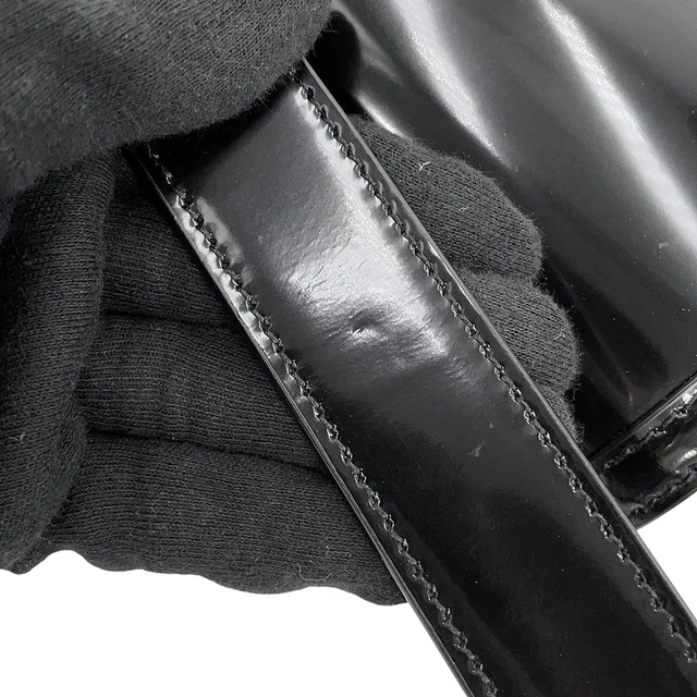 Saint Laurent Solferino Medium Satchel Black711039AAB9H1000 Patent Leather Size Medium in Patent leather from GALLERY RARE, photo 15 of 18