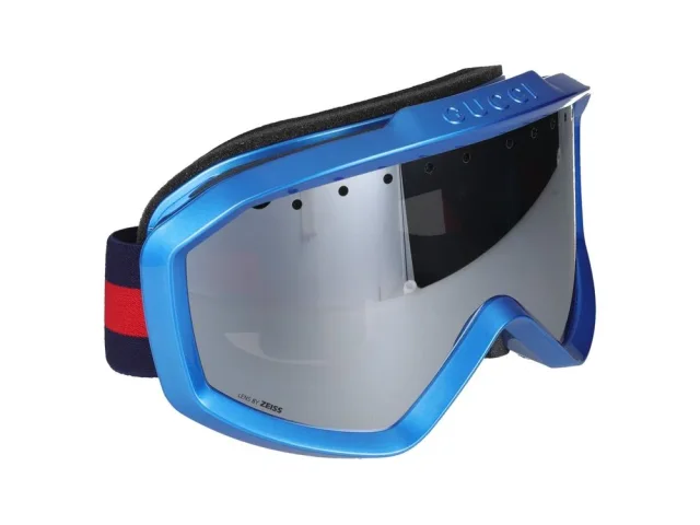 Gucci Gg1210s Injected Frame Sunglasses — Blue in Blue from HEWI, photo 3 of 4