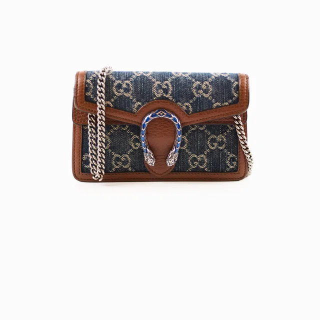 Gucci Supermini Dionysus Denim in Denim from The Purse Affair