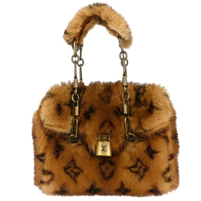 Louis Vuitton Monogram Mink Mini Papillon M71944 in Crocodile from AMORE Vintage Tokyo