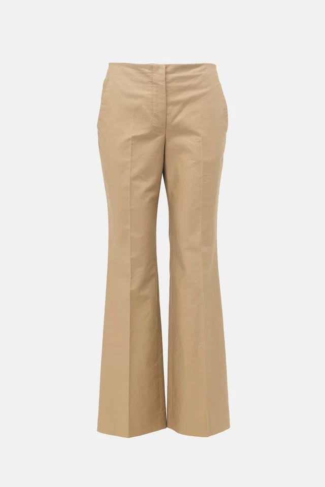 The Row Gabardine Flared Leg Trouser from VSP Consignment