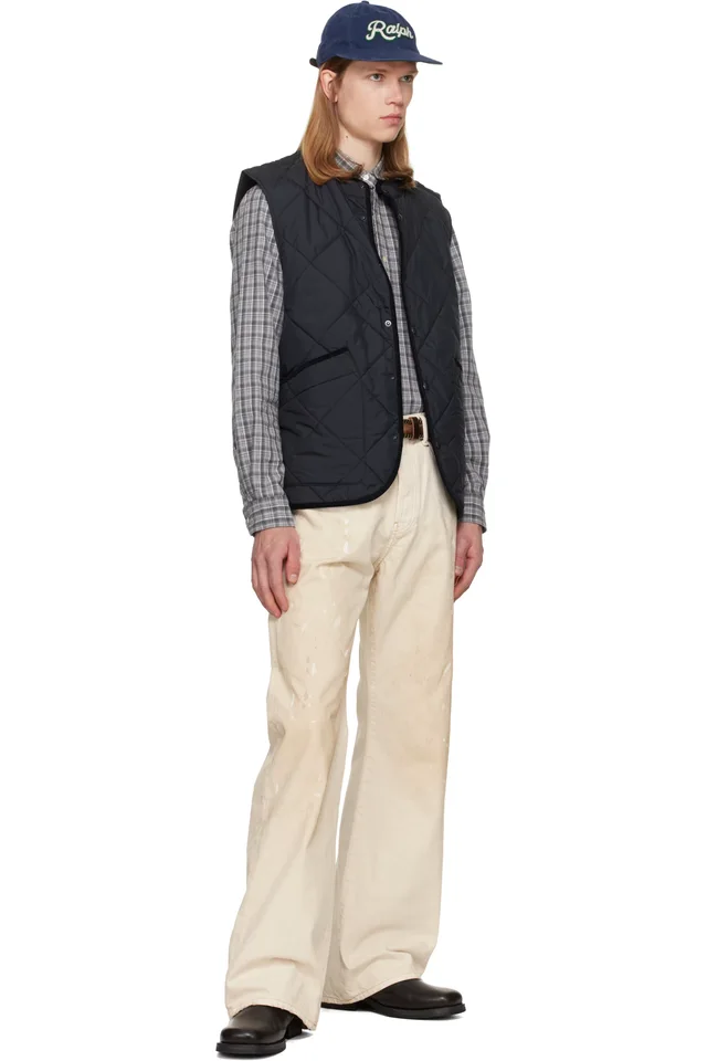 Polo Ralph Lauren Black 'The Hurston' Quilted Utility Vest, photo 4 of 4 from SSENSE