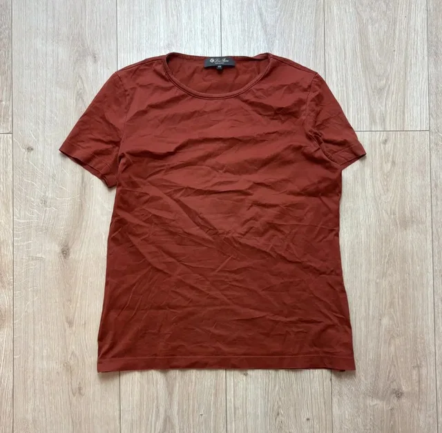 Loro Piana Vintage Women’s M Cotton T-Shirt in red from Grailed