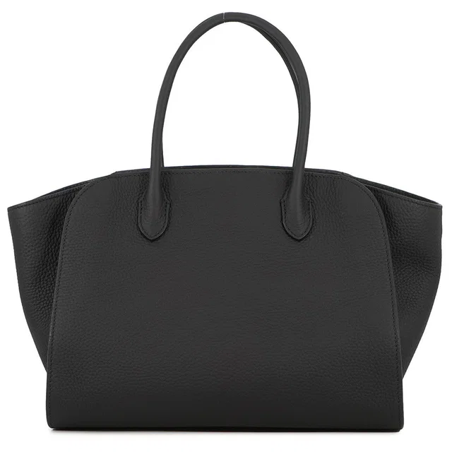 The Row Marlo BlackW1802 Calf Leather Size 12 in Calfskin from GALLERY RARE
