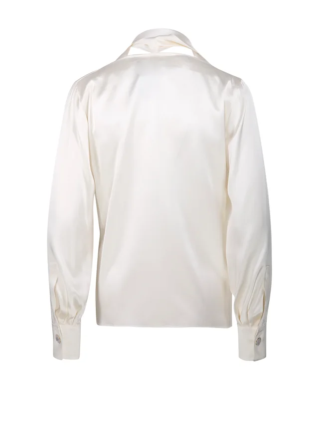 Max Mara Scarf-Detailed Blouse, photo 3 of 3 from SENSER
