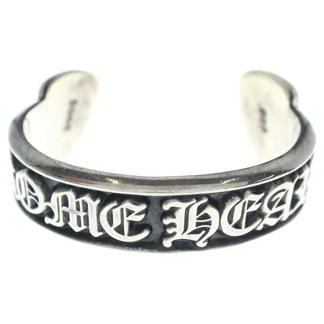 Chrome Hearts Scroll Label Cuff Bracelet CH from The Reluxe