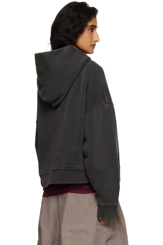 Entire Studios Black Heavy Hoodie, photo 3 of 4 from SSENSE