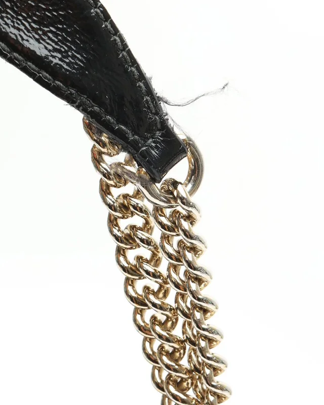 Gucci Patent Soho Chain Tote Bag in Patent leather from A Retro Tale, photo 9 of 15