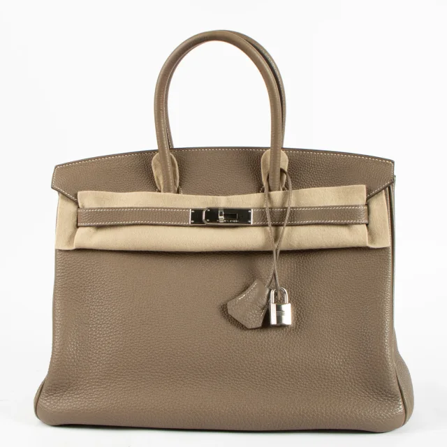 Hermès Birkin 35 Etoupe Togo PHW in Taupe Togo leather from Labellov, photo 6 of 13