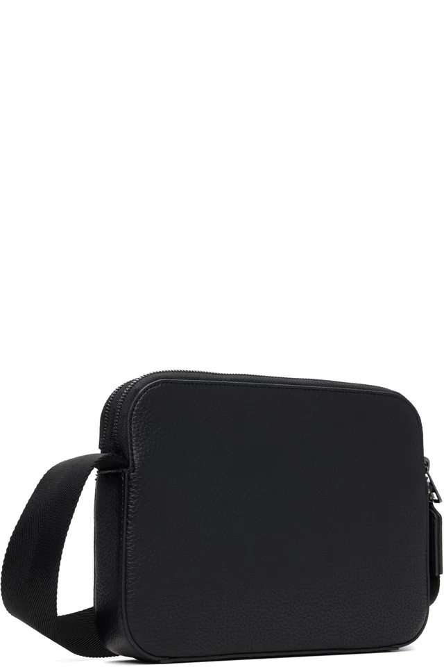 Hugo Black Logo Hardware Bag, photo 3 of 4 from SSENSE