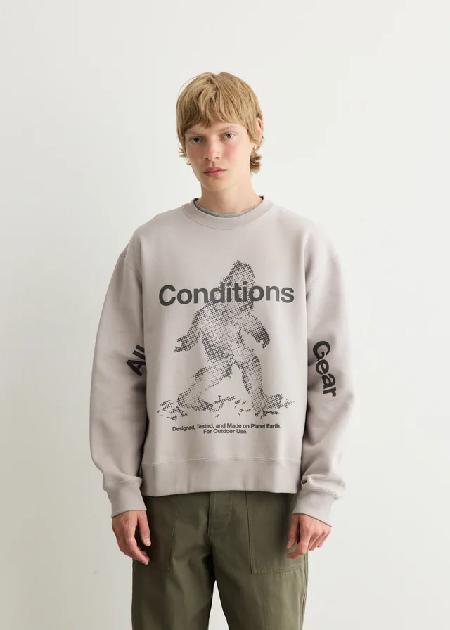 Nike ACG Therma-FIT "Tuff Fleece" Pull Over Sweatshirt in Grey from Incu, photo 1 of 1