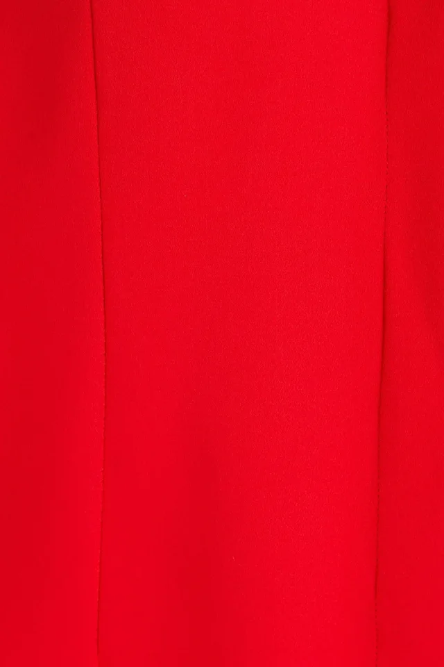 Valentino Garavani Draped Silk-Crepe Shirt in Red, photo 3 of 4 from THE OUTNET