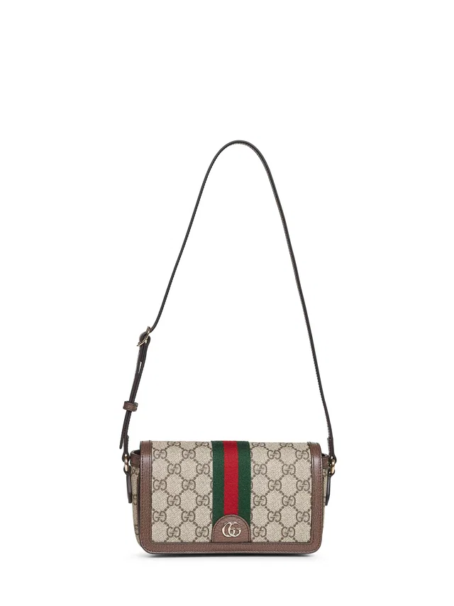 Gucci Ophidia Shoulder Bag — Beige Polyurethane in Beige Coated canvas from HEWI