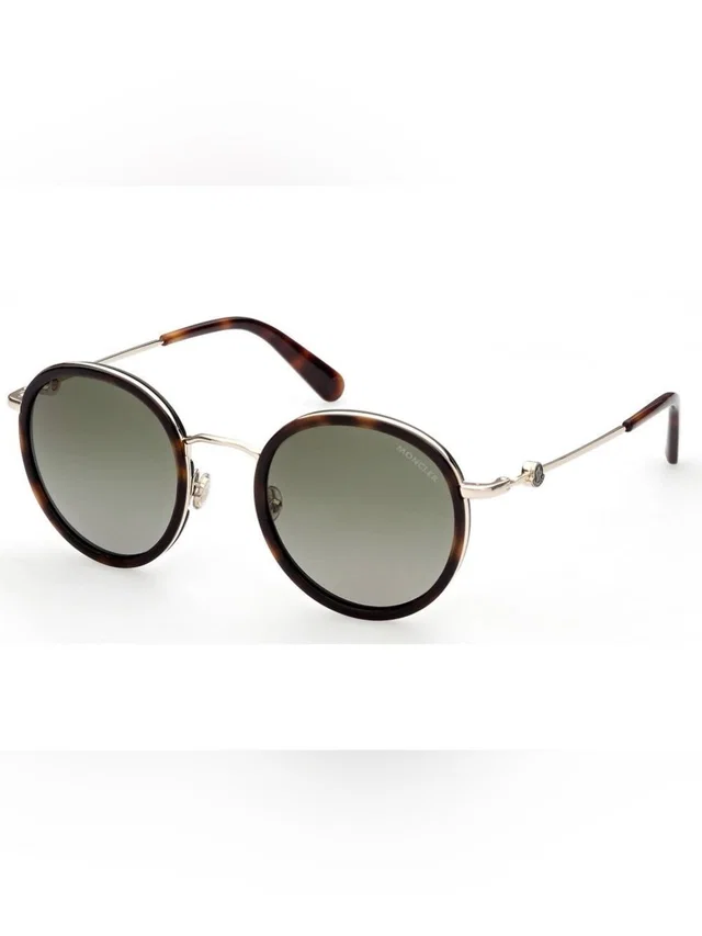 Moncler Ml0195 Sunglasses 56r Havana Dark Green Pale Gold Temples Polarized in gold|brown|red from Poshmark