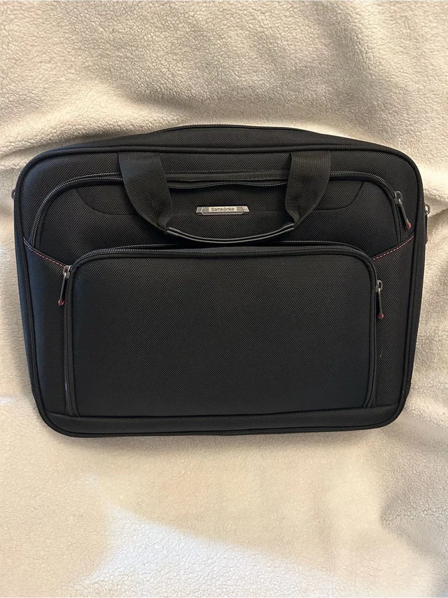 Samsonite Men's Laptop Briefcase With Front Organizer in black from Poshmark