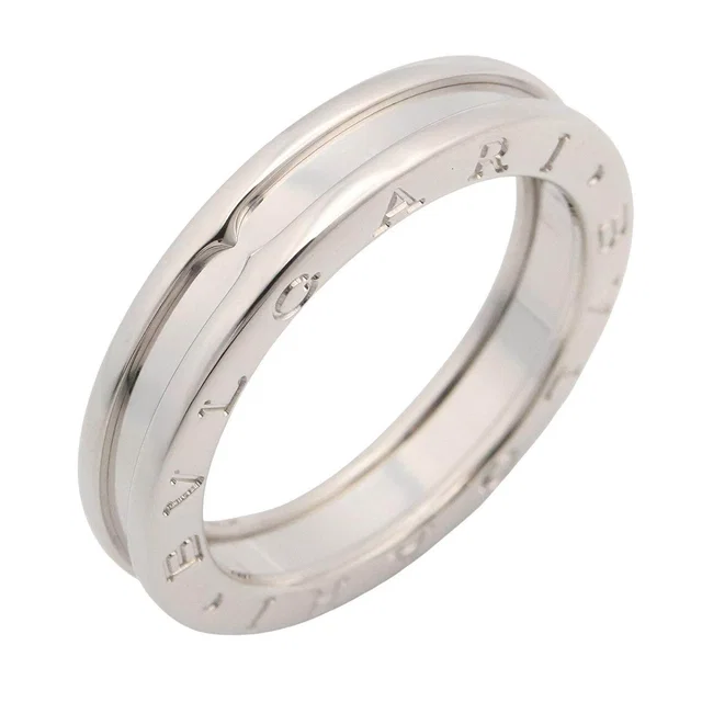 Bvlgari B-zero1 Au750 White Gold Ring Size 19 in White from LuxUness