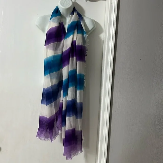 Loro Piana Multi Colored Scarf in red from Poshmark