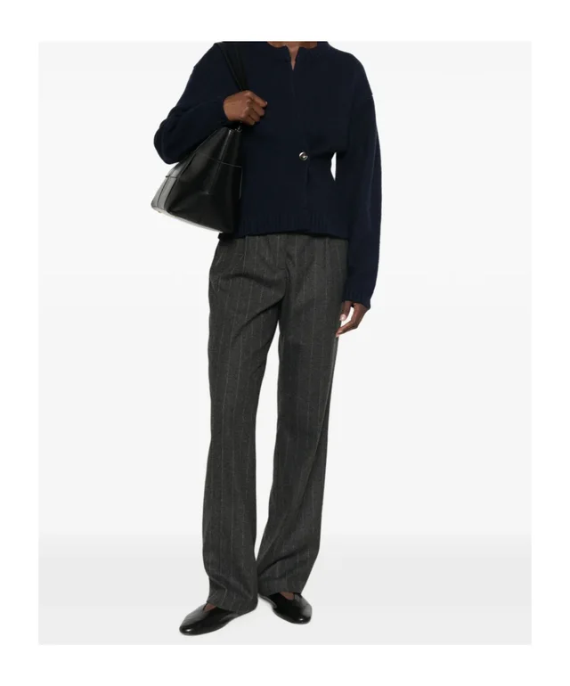 Herno pinstripe-pattern pleated tailored trousers, photo 5 of 5 from SENSER